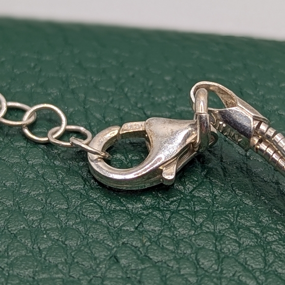 Triple Strand Silver Bracelet - Picture 3 of 4